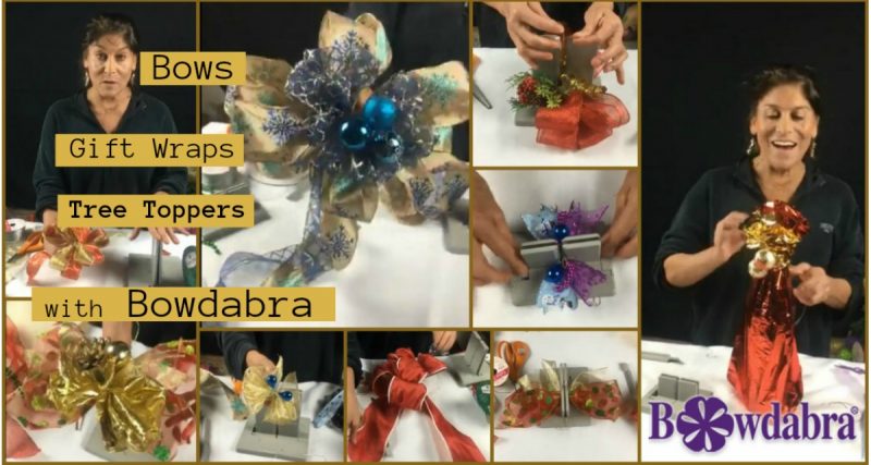 How to Make Amazing Holiday Gift Wraps, Tree Toppers & Bows
