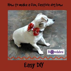 how to make a dog bow