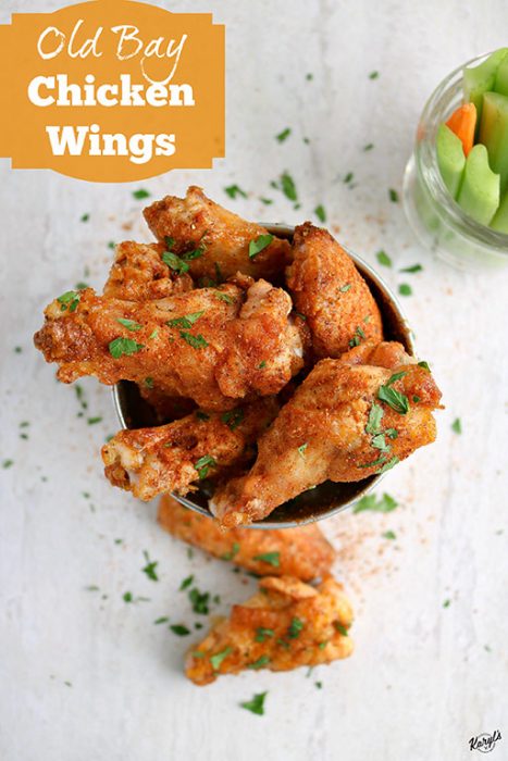 Amazing Old Bay chicken wings