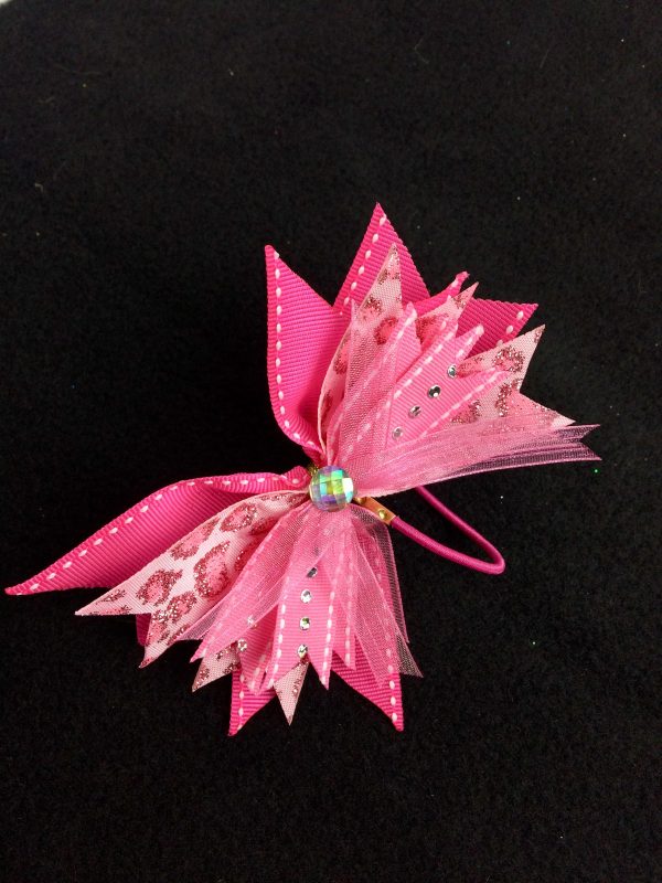 spiky hair bow with Bowdabra