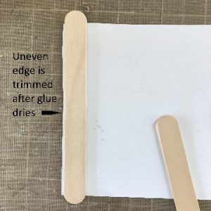 Glue First Stick in Place