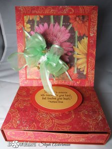 Boxed Easel Card with Bowdabra