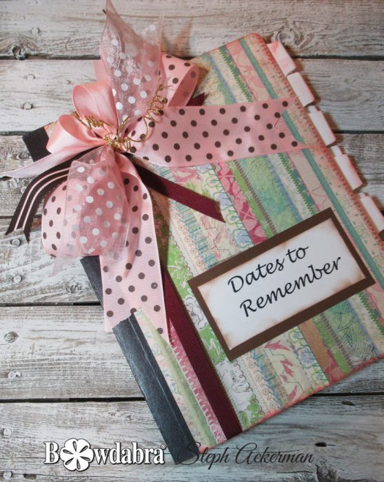 Bowdabra altered notebook gift ideas