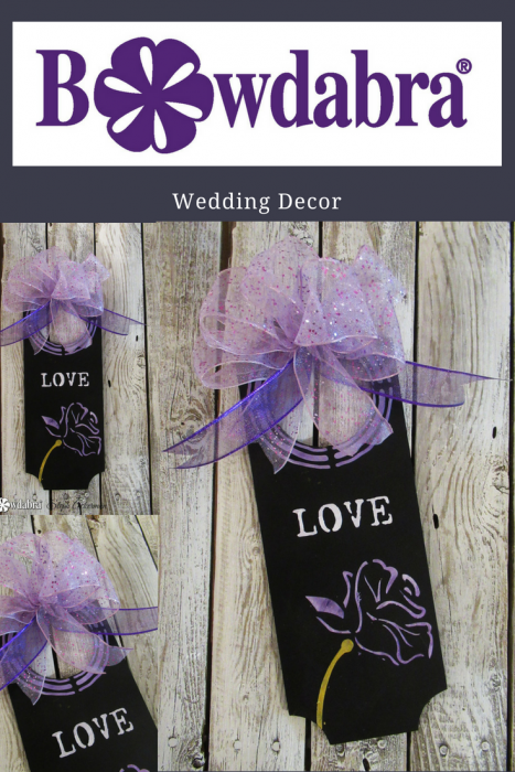 Create Amazing Wedding Decor Crafts with Bows