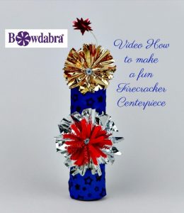 How to make a fun firecracker centerpiece in this easy video