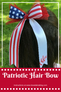Patriotic Hair Bow
