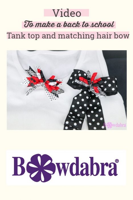 Easy DIY Video -How to make a stunning matching fashion hair bow