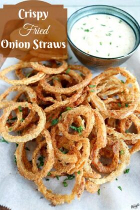 How to make the best homemade crispy onion straws