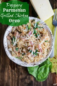 How to make quick and easy Peppery grilled chicken orzo