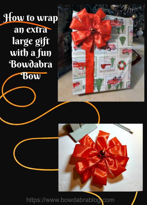 How to Wrap Extra Large Gift with Bowdabra Bows