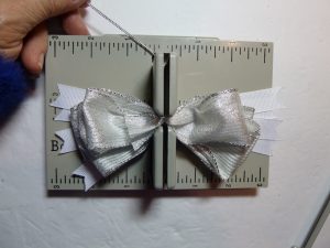 elegant snowflake bow