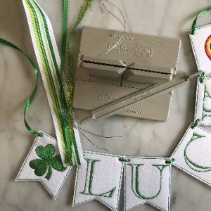 Supplies for St Patricks Day Banner