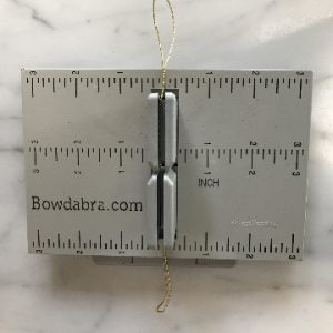 Place Bow Wire in Mini Bowdabra