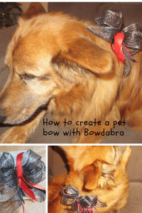 how to make a pet bows with bowdabra bow maker tool