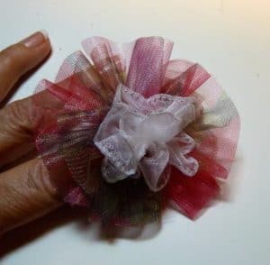 how to make a puffy flower bows