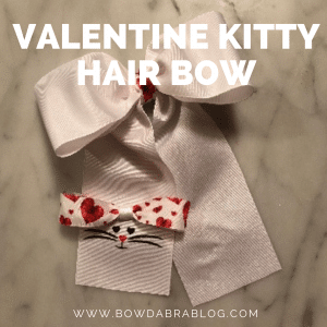 make special & perfect hair bows for Valentine Day
