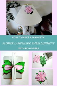 flower lampshade embellishment