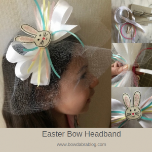 Finished Easter Bow Headband (Instagram)