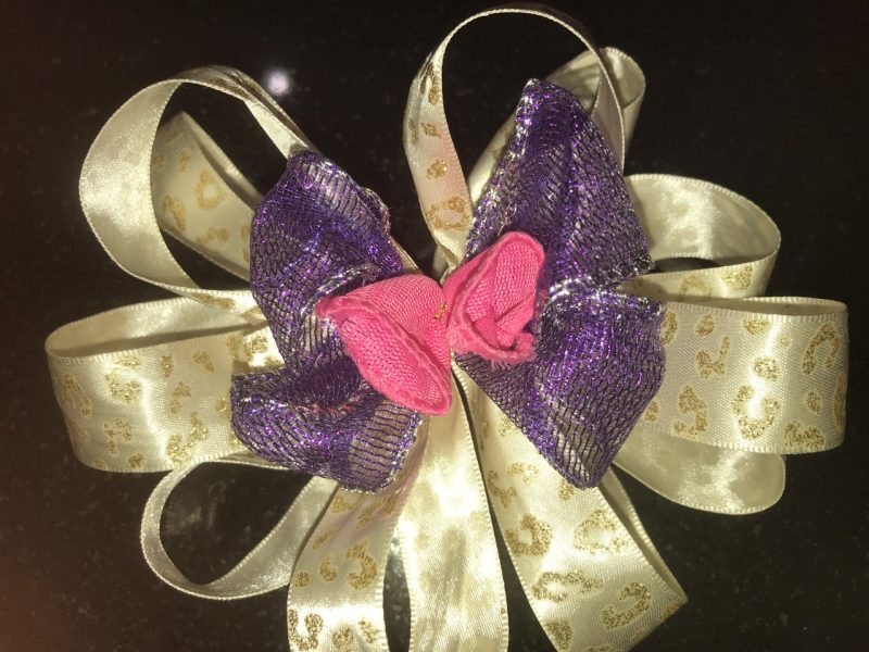 LOOPY BOUTIQUE BOW FOR A PONYTAIL OR BIG PUPPY