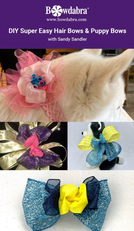 Super Easy Hair Bows and Puppy Bows