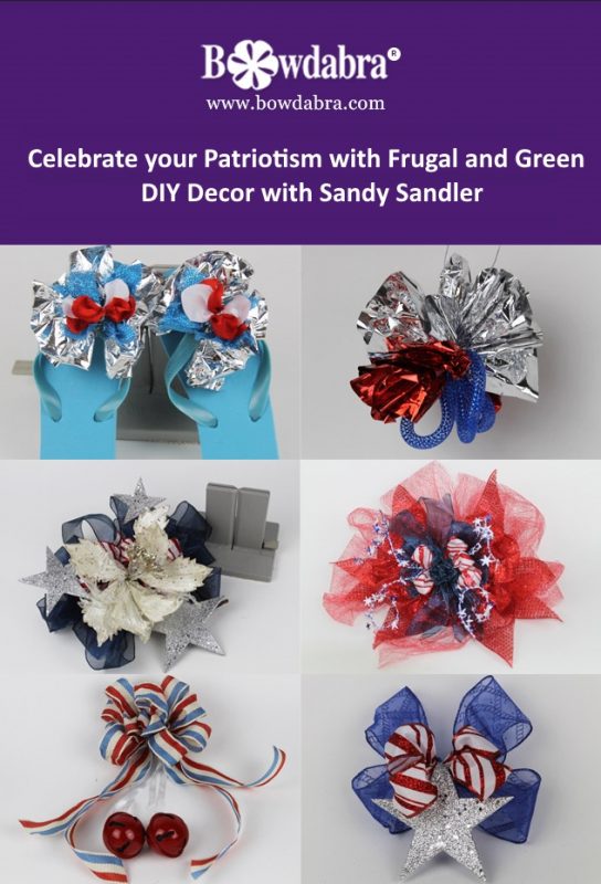 Celebrate your Patriotism with Frugal and Green DIY Decor