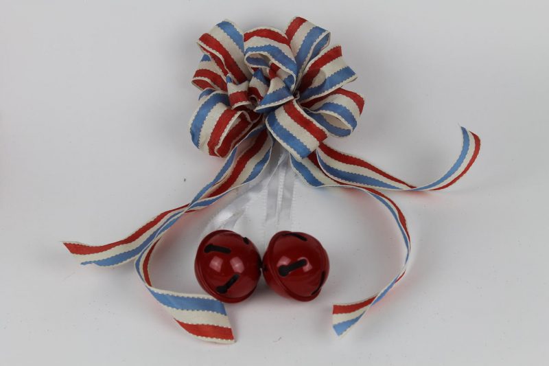 RED, WHITE AND BLUE HOLIDAY DÉCOR BOW