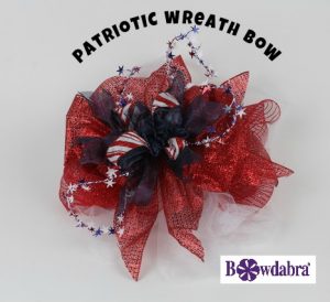 patriotic wreath bow