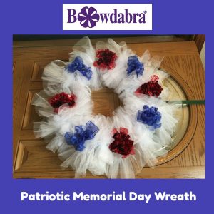 patriotic memorial day wreath