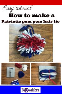 patriotic pom pom
