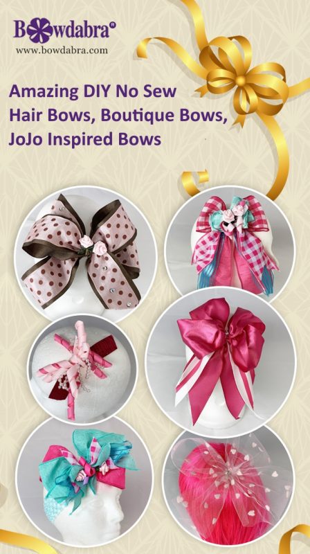Amazing DIY No Sew Hair Bows, Boutique Bows, JoJo Inspired Bows