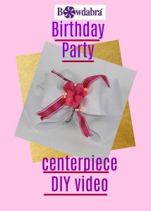 How to easily create a beautiful birthday party centerpiece
