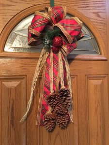 Christmas door hanger