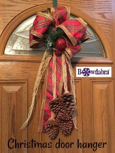 Christmas door hanger