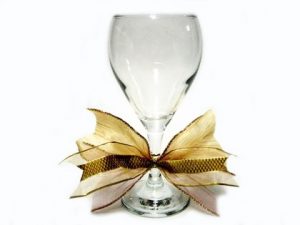 wine glass bows