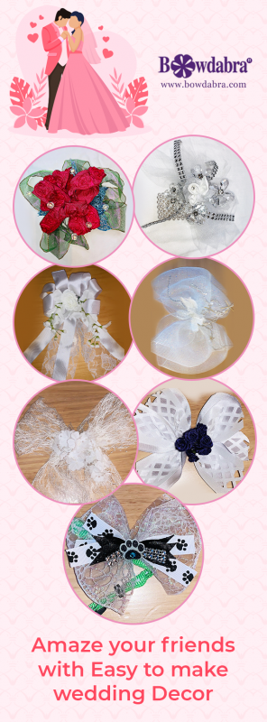 How to make Easy wedding bows 