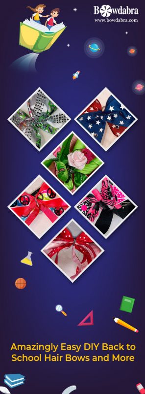 Amazingly Easy DIY Back to School Hair Bows and More