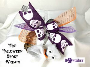 Mini Halloween Ghost wreath