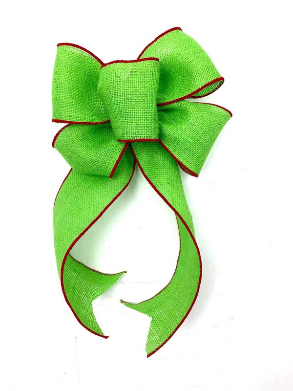 Easy How to Make a Bowdabra Christmas Wreath Bow with wired ribbon 