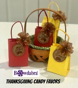 Thanksgiving candy favor
