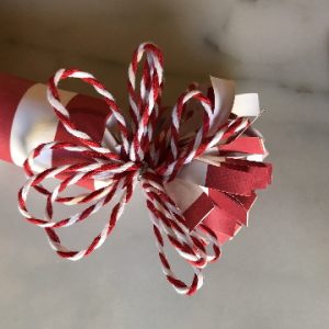 Add Bow to Coin Cracker Last Minute Gift