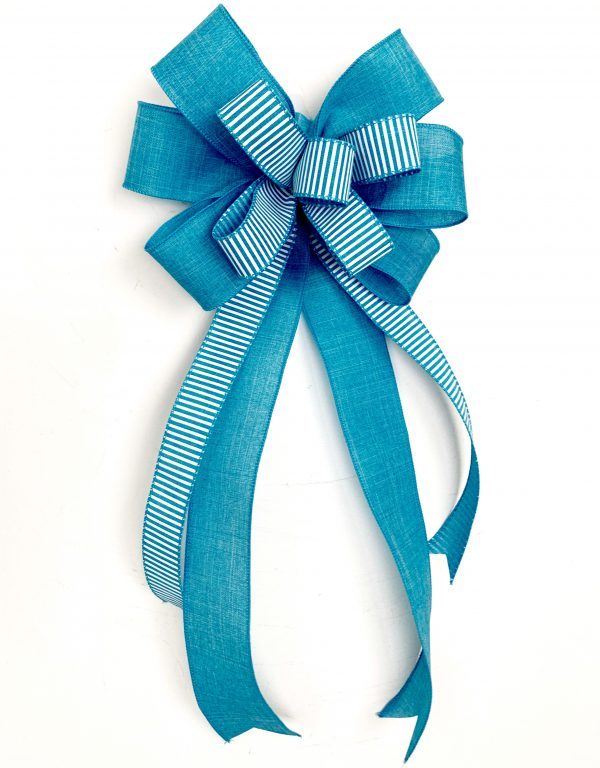 Electric Blue Bow