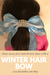 Winter Hair Bow
