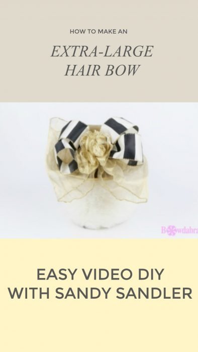 extra-large hair bow