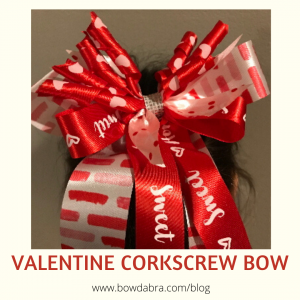 Valentine Corkscrew Bow (Instagram)