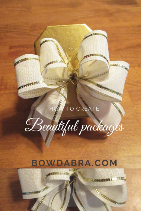 How to use a Bowdabra bow for a simple elegant gift