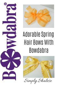 Video how to make adorable Spring Hair Bows with Bowdabra