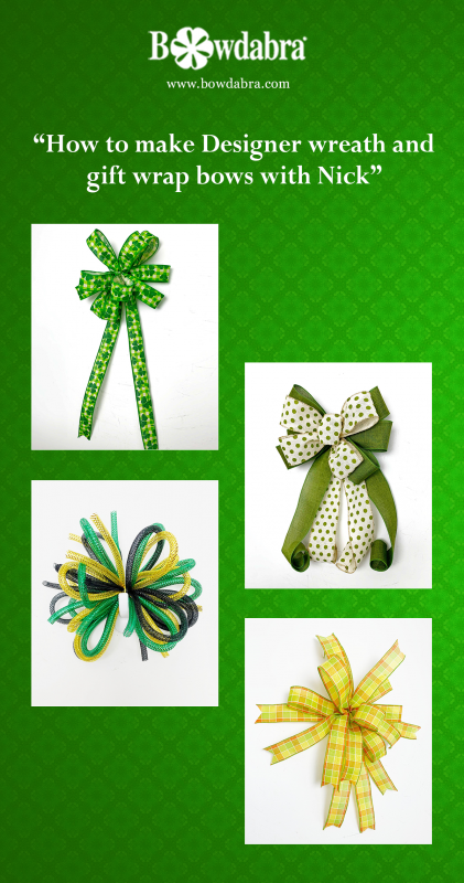 St Patrick's Day Bows