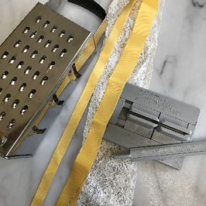 Supplies for upcycle cheese grater