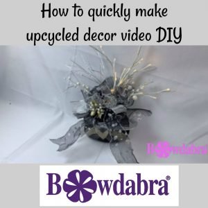 How to quickly make this upcycled lighted decor from an old purse