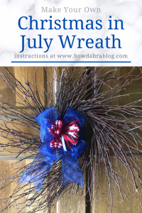 How to Make a Christmas in July Wreath